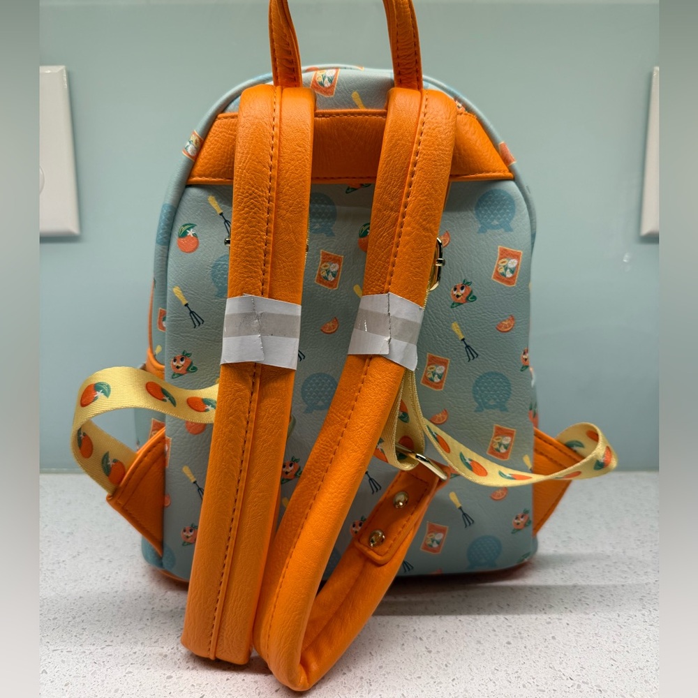 NEW Loungefly Disney Orange Bird Backpack EPCOT Flower Garden 2024 - Picture 5 of 6